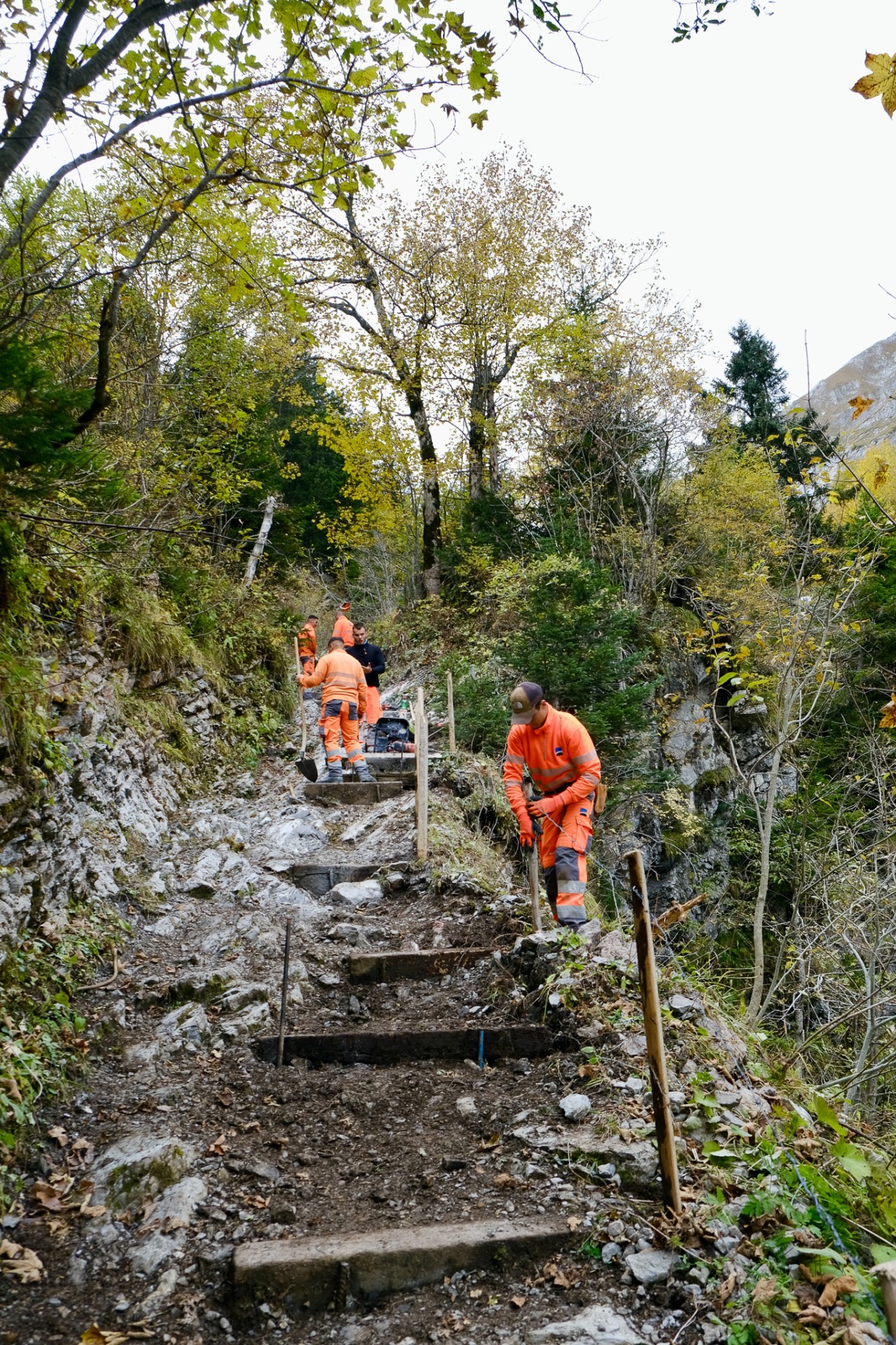 Volontaires montagne Morteys