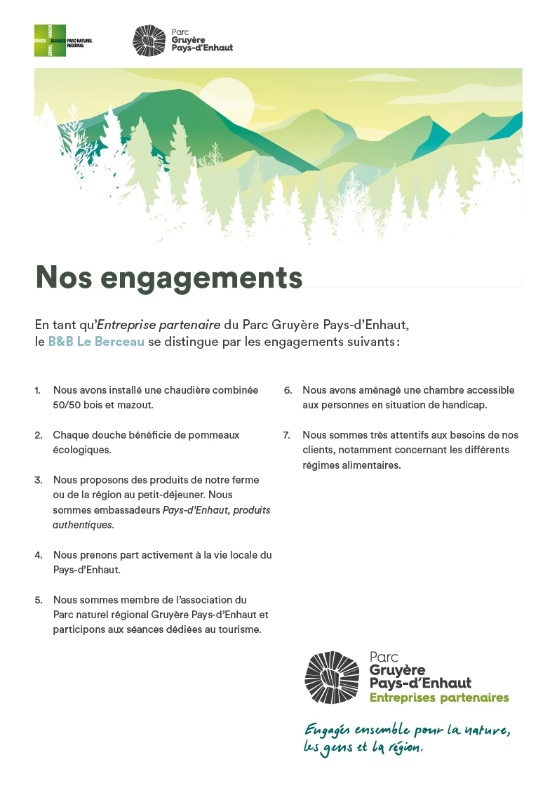 Liste des engagements - Berceau