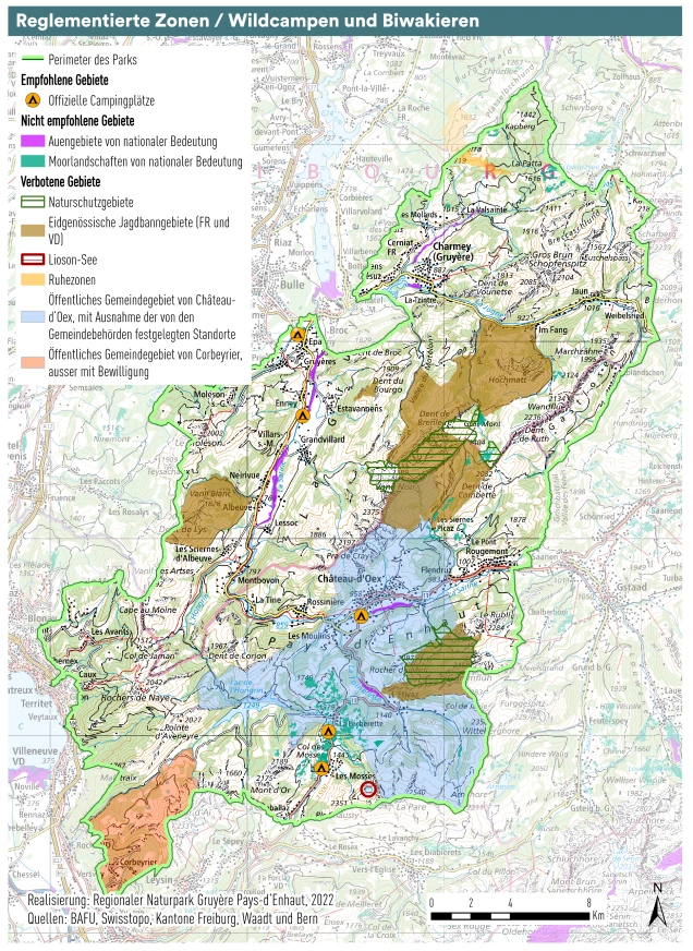 Wildcampen und biwakieren