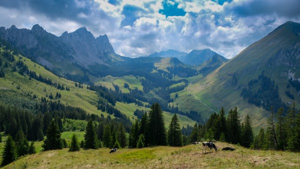 Petit Mont et Gast depuis Régiment