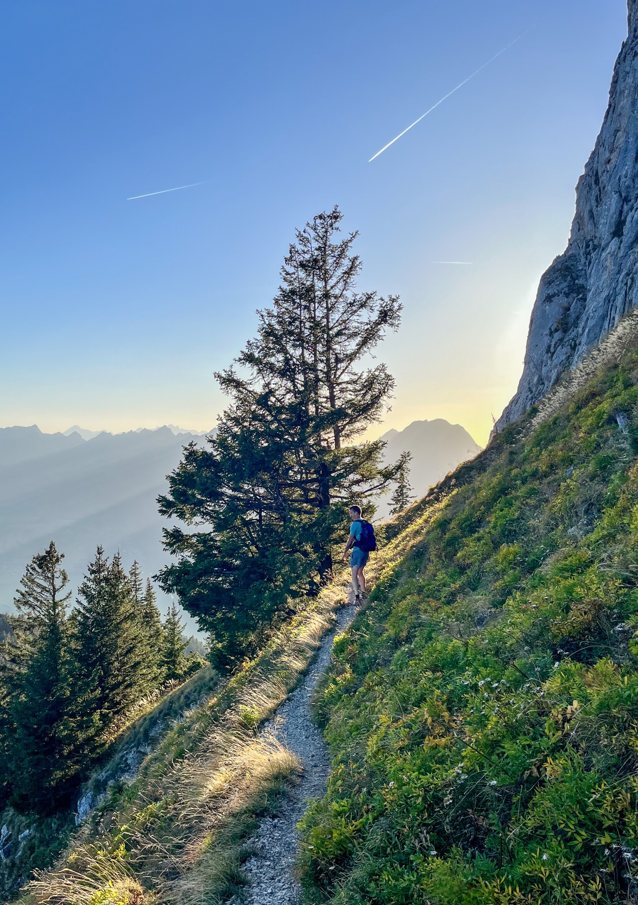 Randonneur col des combes